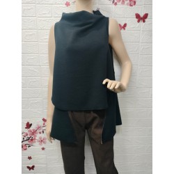 Capa tipo chaleco cuello...