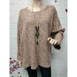 Túnica de corte holgado con...