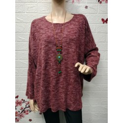 Túnica de corte holgado con...