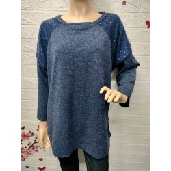 Suéter de manga larga con...