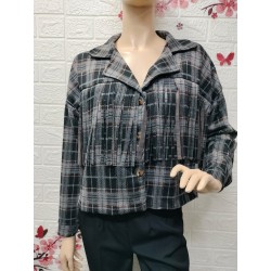 Chaqueta de cuadros...