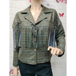 Chaqueta de cuadros...