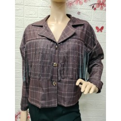 Chaqueta de cuadros...