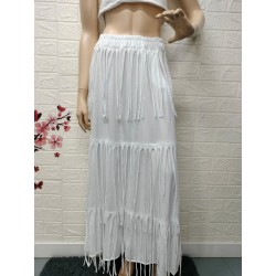 Falda de flecos ,Talla...