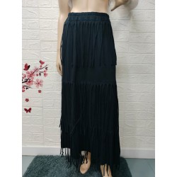Falda de flecos ,Talla...