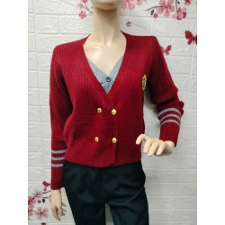 Cárdigan de punto,tiene un...