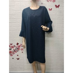 Vestido de manga tres...