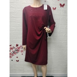 Vestido de manga larga con...