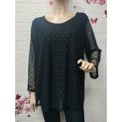 Blusa de manga larga con un...