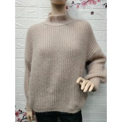 Suéter de punto de manga...
