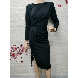 Vestido de manga larga con...