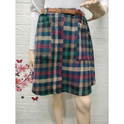 Falda a cuadros de estilo...