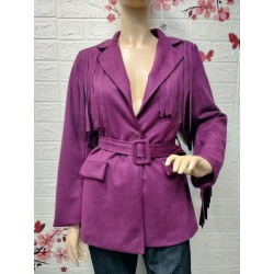 Chaqueta tipo blazer con...