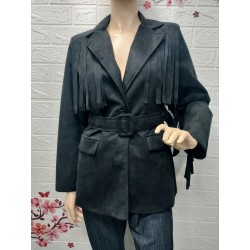 Chaqueta tipo blazer con...