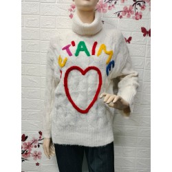 Jersey de punto de cuello...