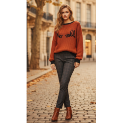 Suéter con detalles en...