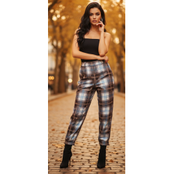 Pantalón de cuadros con...