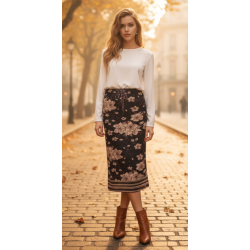 Falda larga con un...