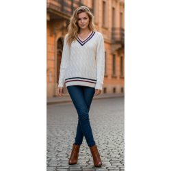 Suéter de punto trenzado...