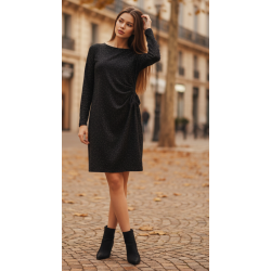 Vestido de manga larga con...