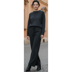 Pantalón de pierna ancha y...