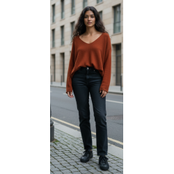 Jersey de punto con cuello...