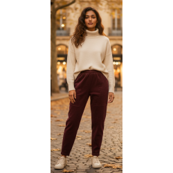 Pantalón ancho de pana con...