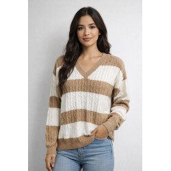 ✨ Jersey de Punto a Rayas...