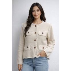 🪷Chaqueta punto con...