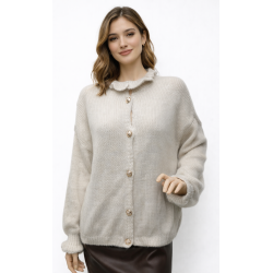 Cárdigan de punto grueso...