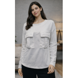 Sudadera casual de corte...