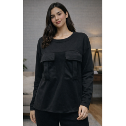 Sudadera casual de corte...