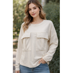 Sudadera casual de corte...