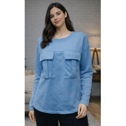 Sudadera casual de corte...