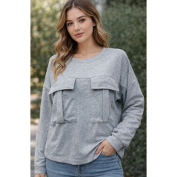 Sudadera casual de corte...