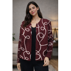 Chaqueta tipo gilet bouclé...