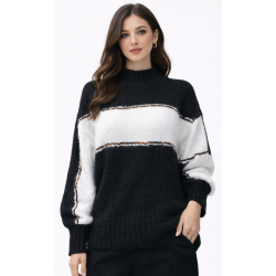 Jersey de punto combinado...