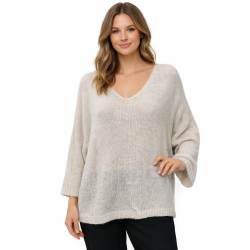 Jersey básico escote en V...