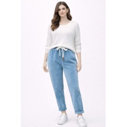 Pantalón de pana suave,...