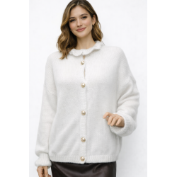 Cárdigan de punto grueso...