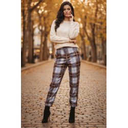 Pantalón de cuadros con...