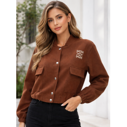 Chaqueta estilo bomber, con...