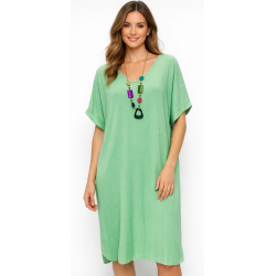 Vestido midi suelto con...